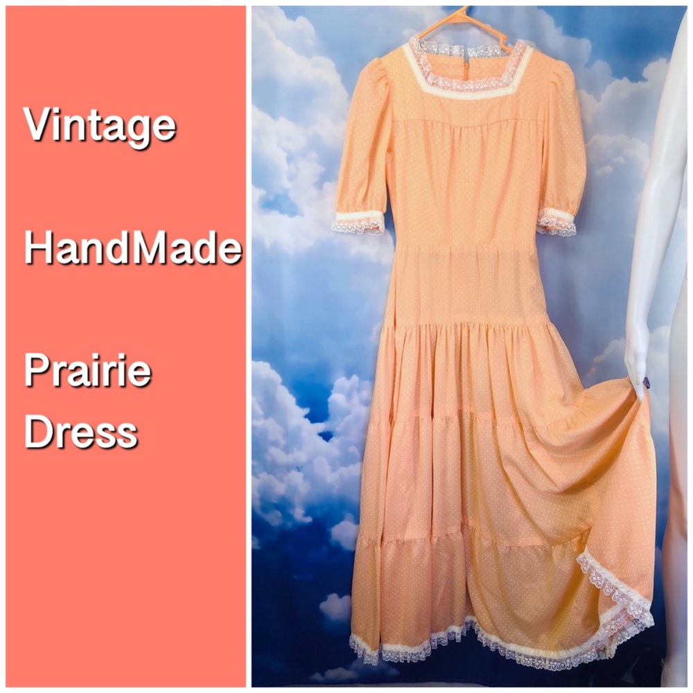 SOLD‼️CottageCore Prairie Dress Vintage Handmade